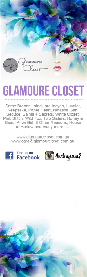 Banner-Design von Karolin für Glamoure Closet | Design: #4864238