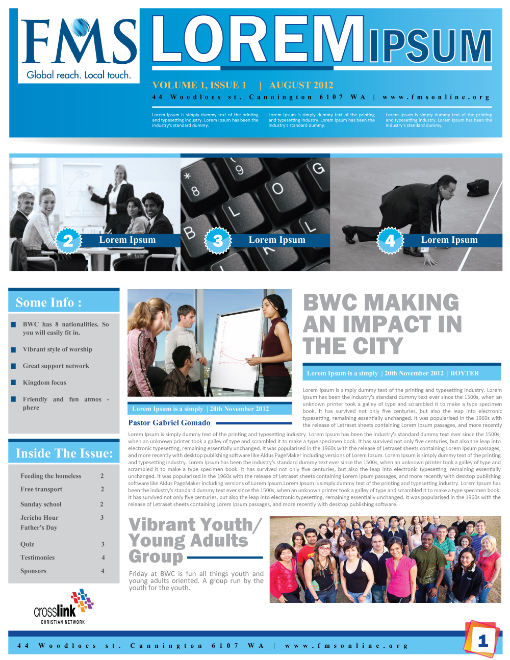 Newsletter-Design von Biswajit für FMS | Design #1453188