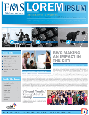 Newsletter Design by Biswajit
