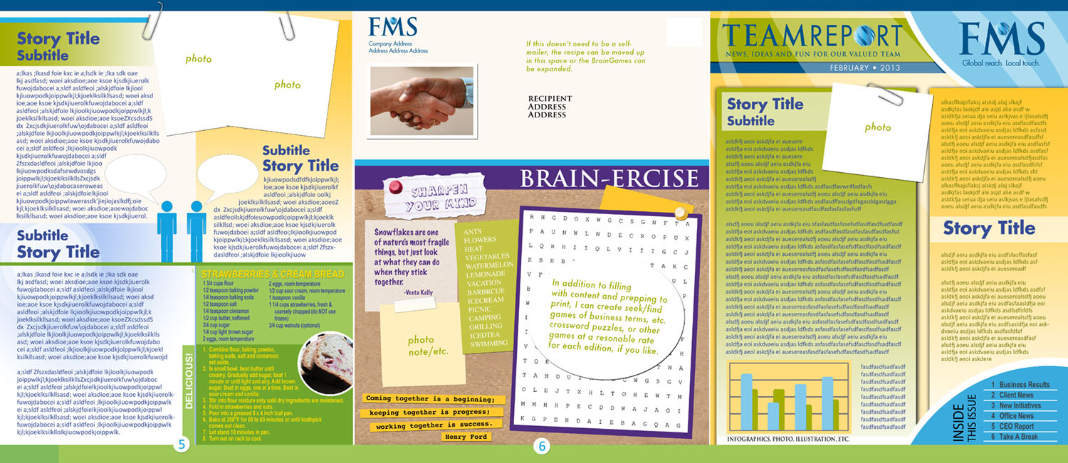 Newsletter-Design von brenriddle.com für FMS | Design #1432827