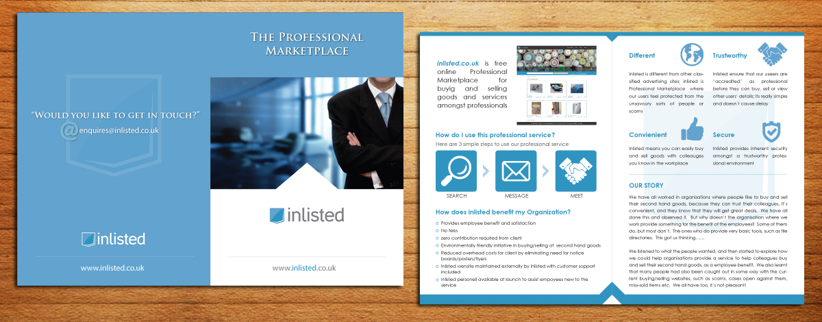 Brochure Design by Mac Ruskin for this project | Design #4935341