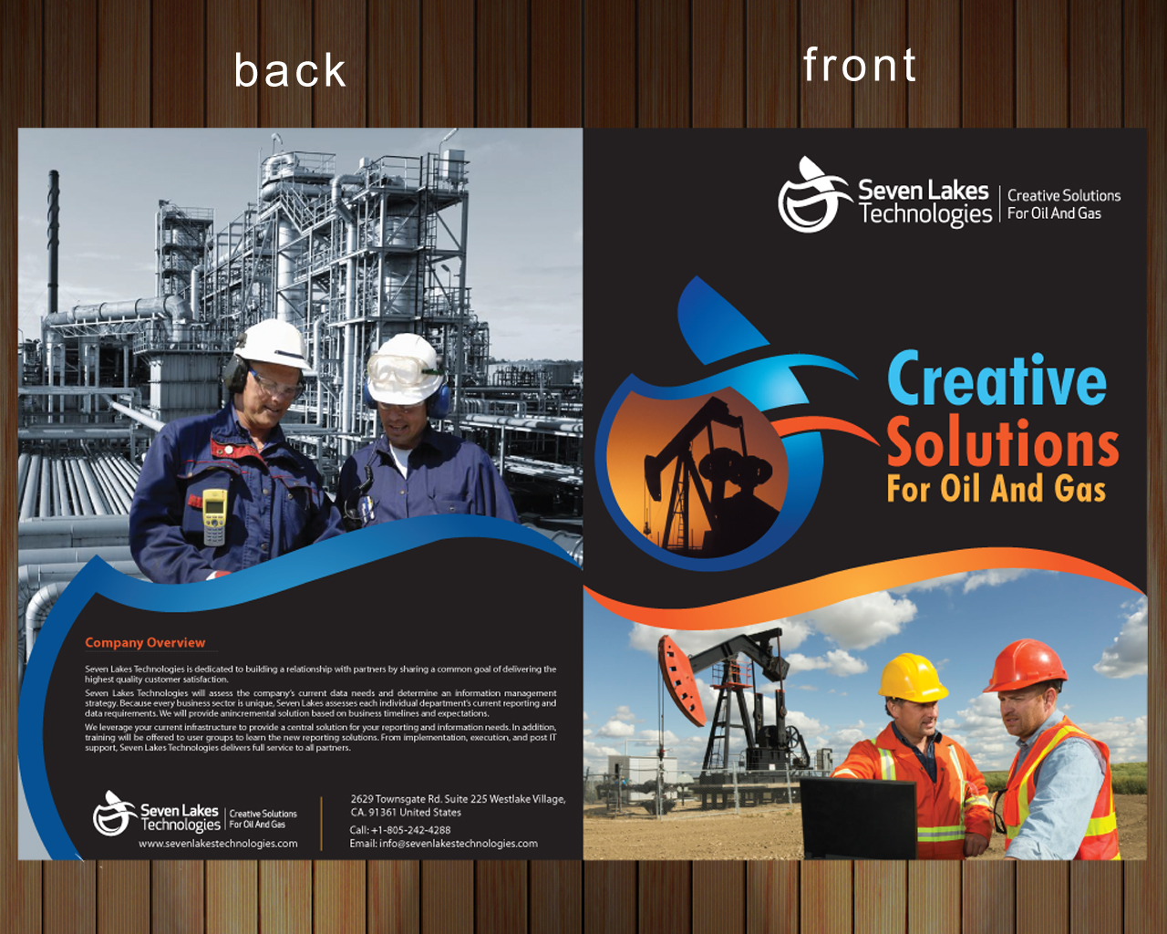 Broschüren-Design von Sbss für Seven Lakes Technologies | Design #1398983
