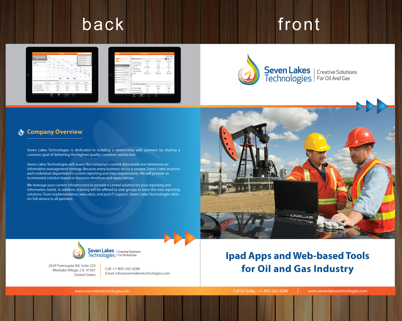 Brochure Design by Sbss for Seven Lakes Technologies | Design #1399175