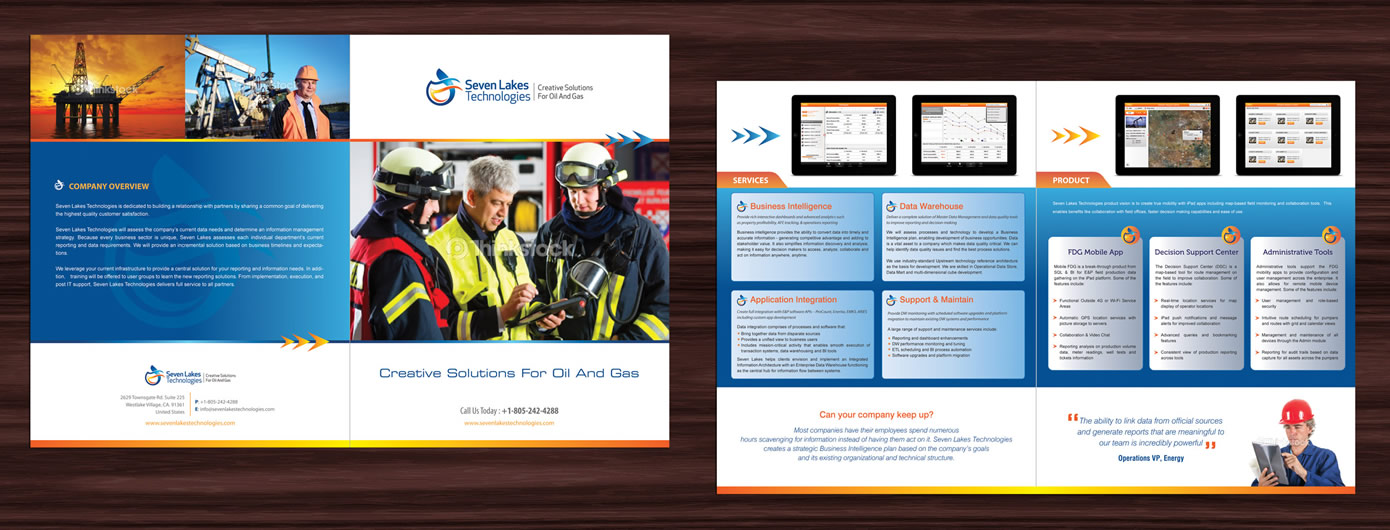 Diseño de Brochure por Sbss para Seven Lakes Technologies | Diseño #1412735