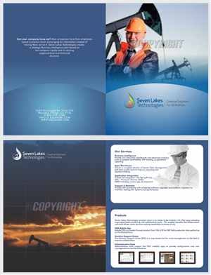 Brochure Design by barinix for Seven Lakes Technologies | Design #1384511