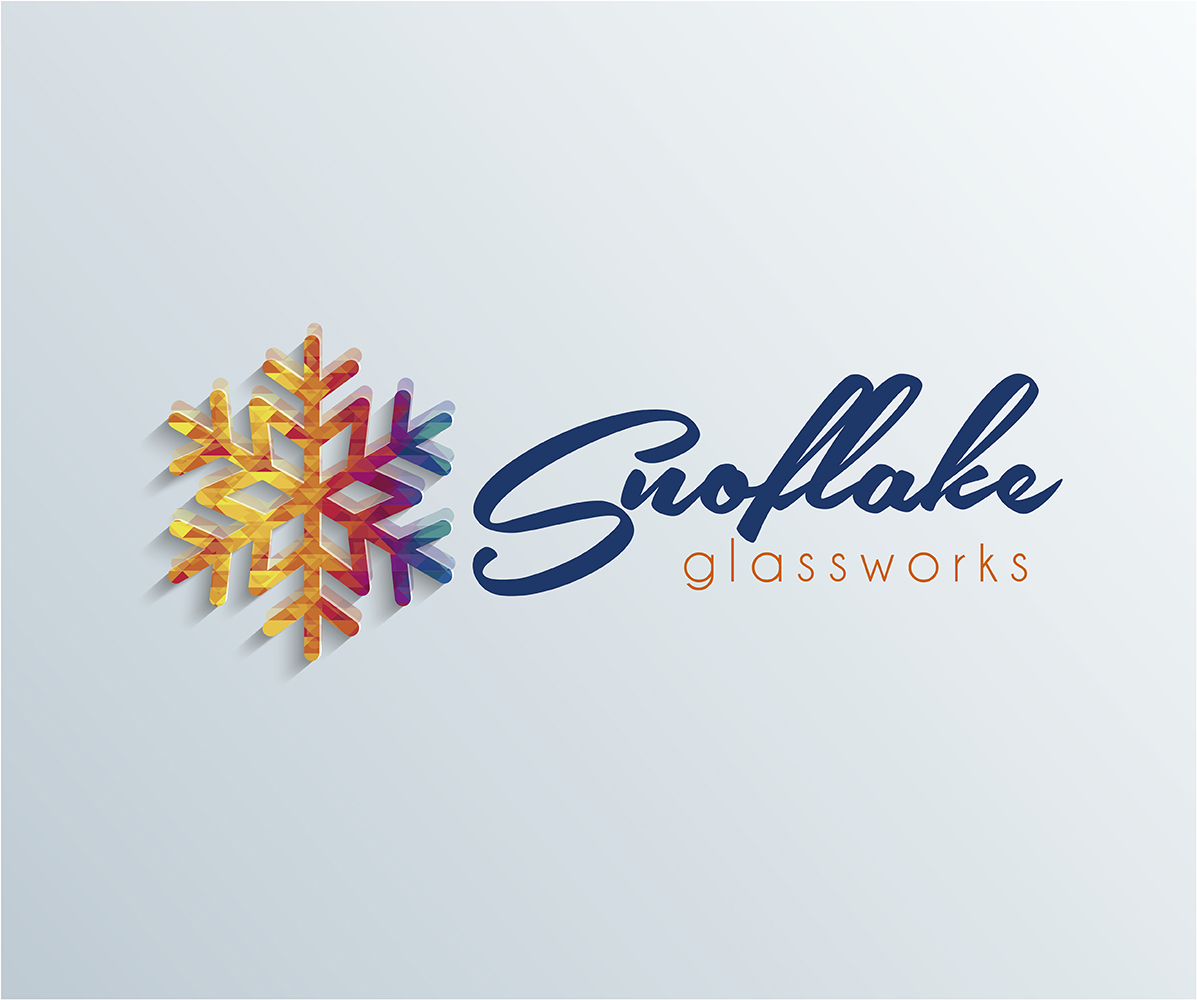 Diseño de Logo por diegomarinp para Snoflake Glassworks | Diseño #4873364