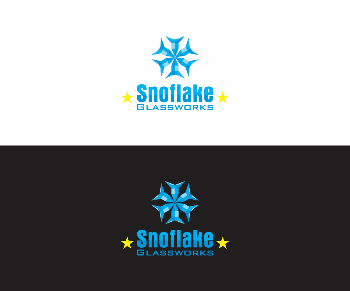 Logo Design by Creative Bros for Snoflake Glassworks | Design #4868932