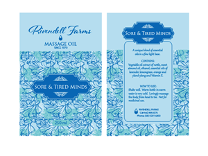 Australian Massage Oil Co. needs a new label. | Etikett-Design von Grace A