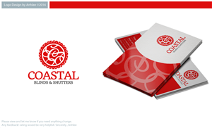 Logo Design by Anhlee for Coastal Blinds & Shutters | Design: #4890916
