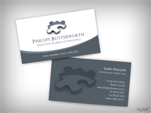 Business Card Design by ABGraphicDesign for Head Hunters Asia Pacific Pty Ltd | Design #1378140