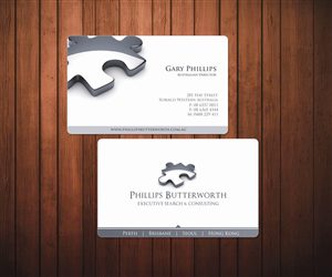 Business Card Design by Chere for Head Hunters Asia Pacific Pty Ltd | Design #1373790