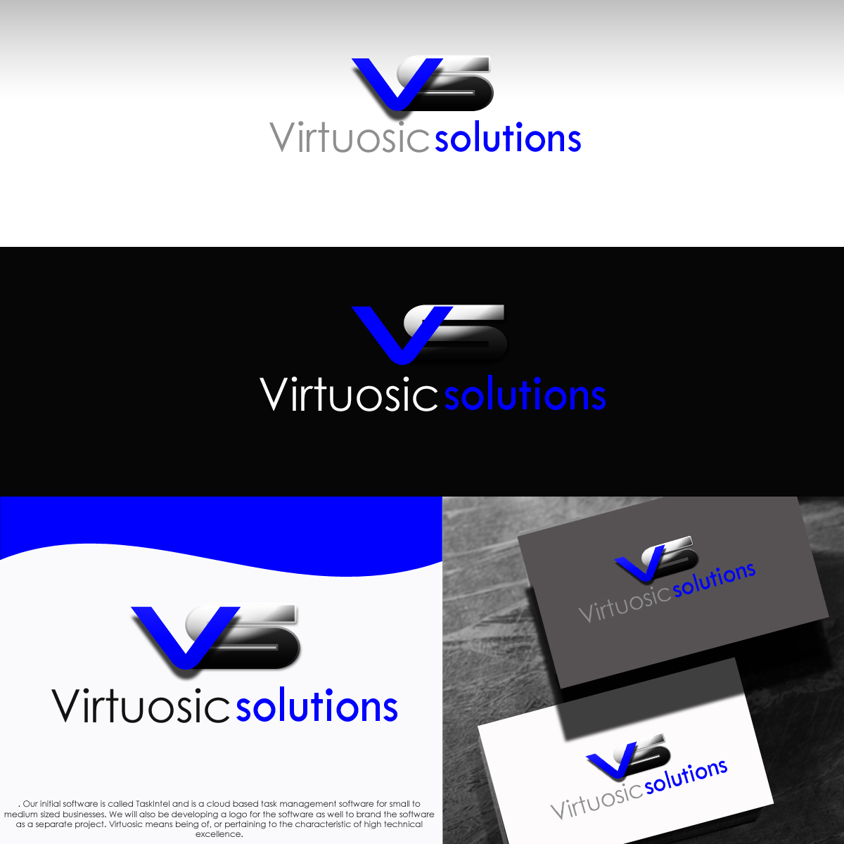 Logo Design by DINGER-BROS for Virtuosic Solutions, Inc. | Design #4867919