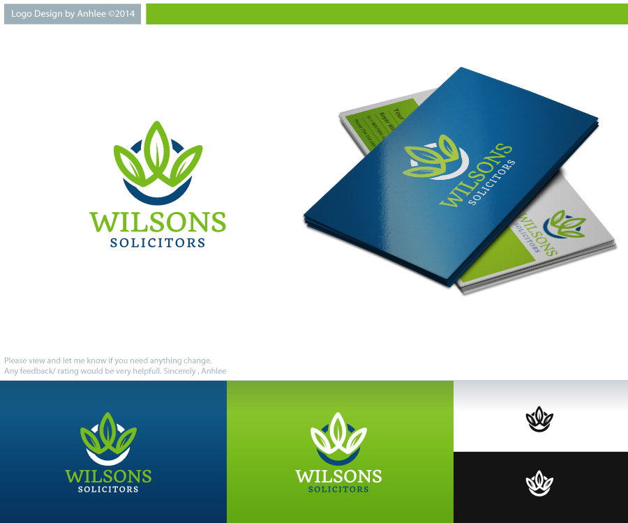 Logo Design by Anhlee for Wilsons Solicitors | Design #4879328