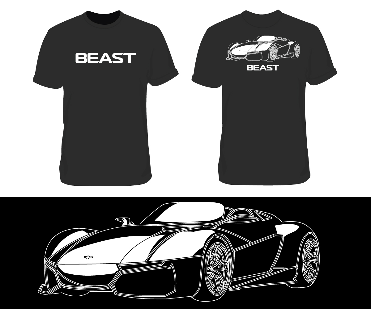 T-shirt Design by Justin E for Rezvani Motors | Design #4857897