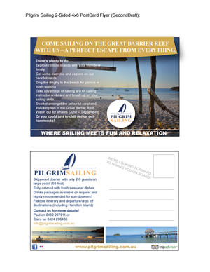 Flyer Design by Alycia Marie for Pilgrim Sailing Pty Ltd | Design: #4861693