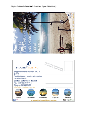 Flyer Design by Alycia Marie for Pilgrim Sailing Pty Ltd | Design: #4876245
