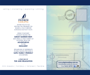 Flyer-Design von cassandraLH für Pilgrim Sailing Pty Ltd | Design: #4973107