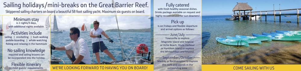 Flyer Design by dejan_dzamtovski for Pilgrim Sailing Pty Ltd | Design #4872221