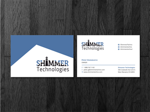 Business Card Design by Atvento Graphics for Shimmer Technologies | Design: #4857787