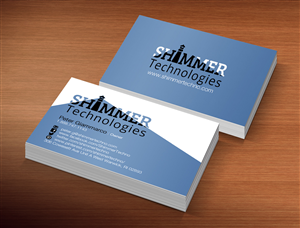 Business Card Design by Lanka Ama for Shimmer Technologies | Design: #4858350