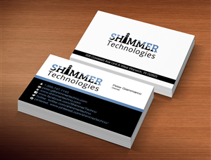 Business Card Design by Lanka Ama for Shimmer Technologies | Design: #4858356