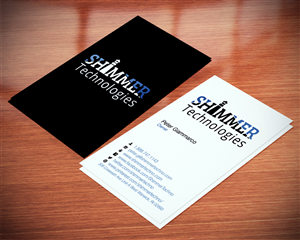 Business Card Design by Lanka Ama for Shimmer Technologies | Design: #4858378