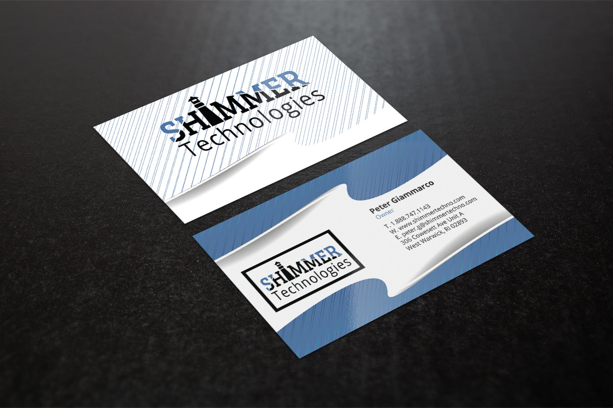 Diseño de Tarjeta de Presentación por Verified artistry (Design garden) para Shimmer Technologies | Diseño #4862800