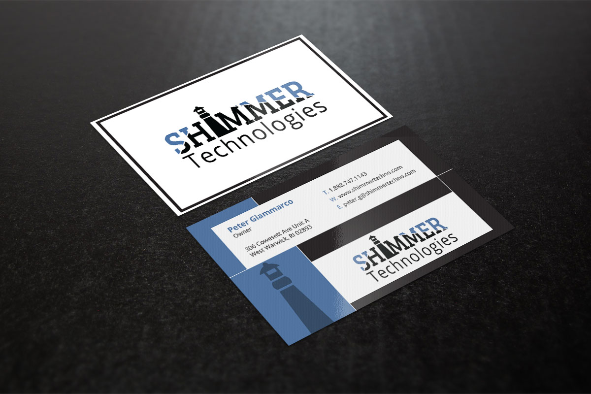 Diseño de Tarjeta de Presentación por Verified artistry (Design garden) para Shimmer Technologies | Diseño #4862809