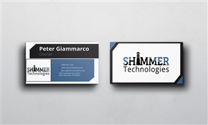 Business Card Design by Verified artistry (Design garden) for Shimmer Technologies | Design: #4862814