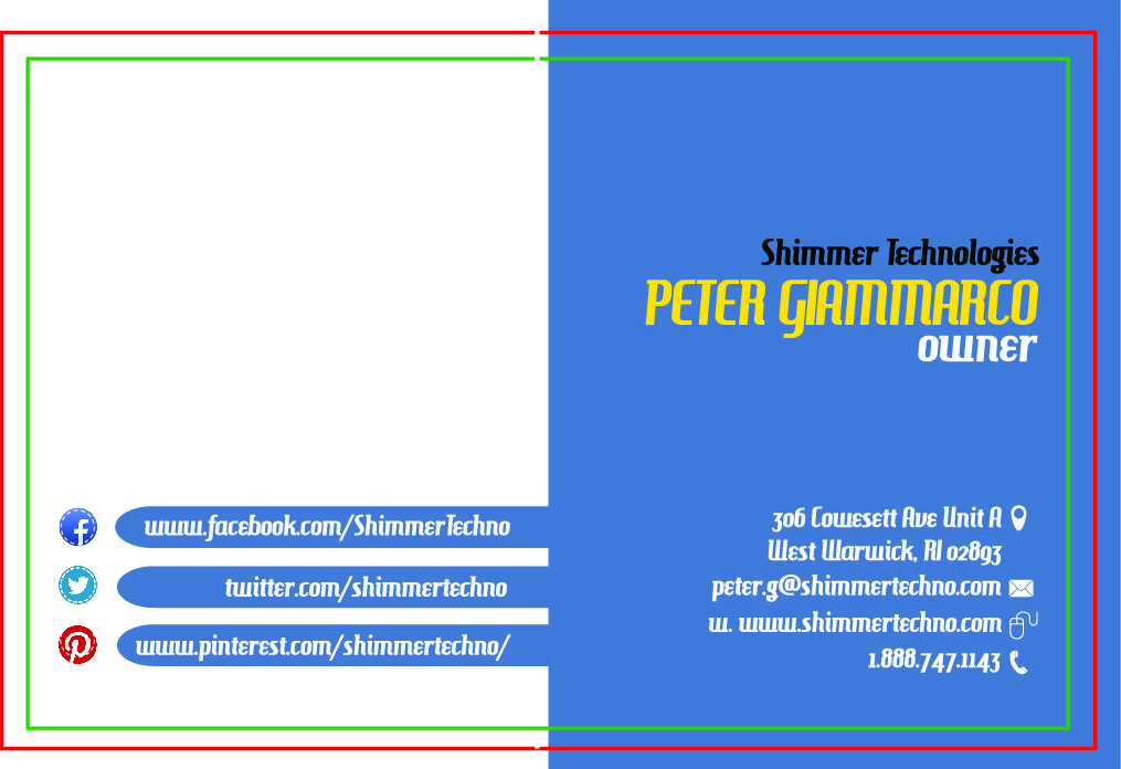 Diseño de Tarjeta de Presentación por deosemdesigner para Shimmer Technologies | Diseño #4861614