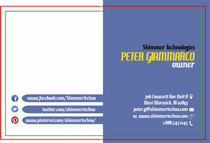Design de Carte de Visite par deosemdesigner pour Shimmer Technologies | Design : #4861614