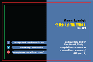 Design de Carte de Visite par deosemdesigner pour Shimmer Technologies | Design : #4861663