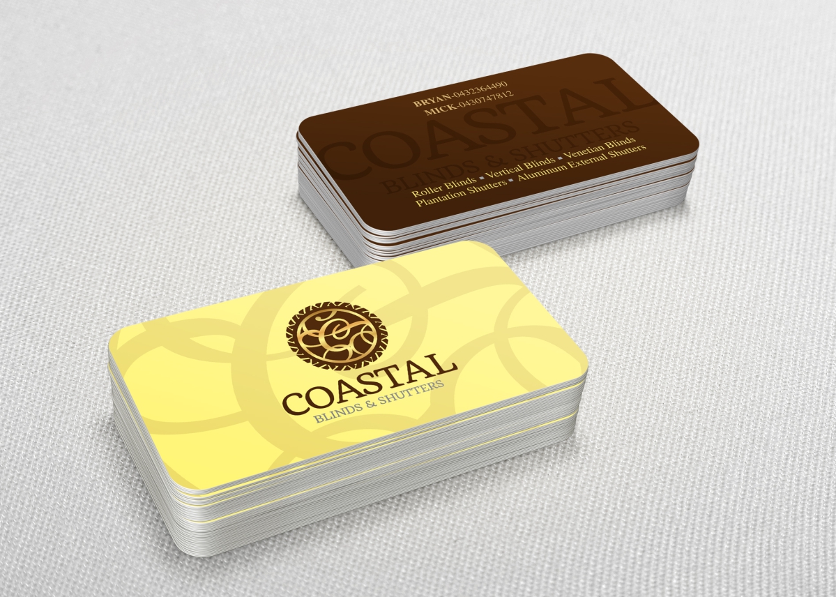 Business Card Design by cb1318 for Coastal Blinds & Shutters | Design #4893156