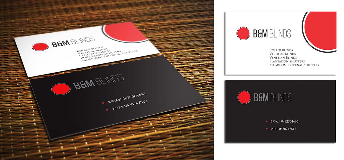 Business Card Design by Walter Hernandez for Coastal Blinds & Shutters | Design #4861753