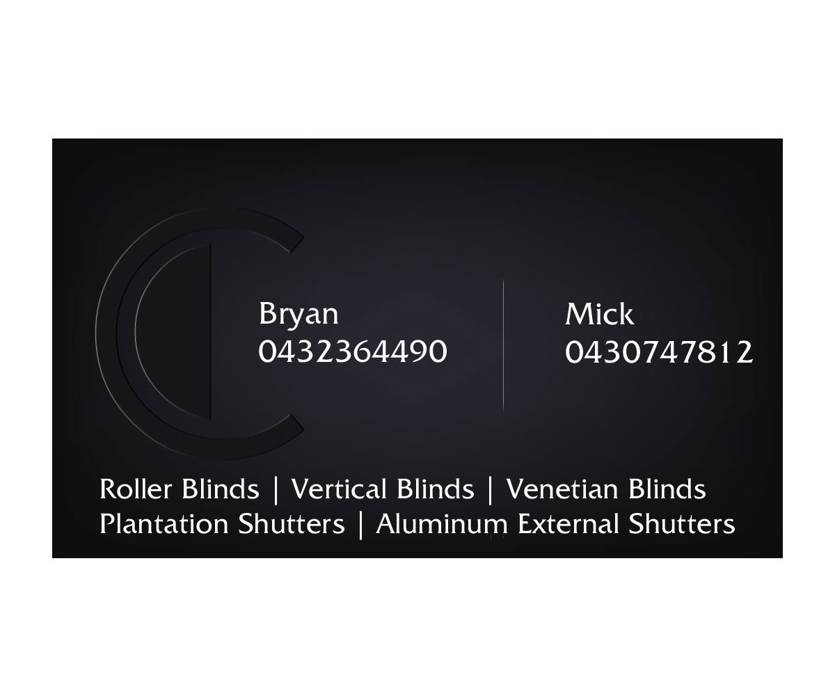 Business Card Design by 4AD for Coastal Blinds & Shutters | Design #4865729