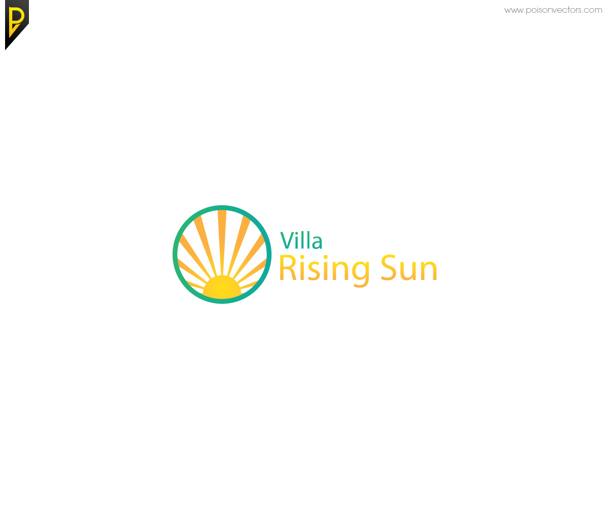 Logo Design by poisonvectors for Villa Rising Sun  | Design #4868089