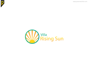 Diseño de Logo por poisonvectors para Villa Rising Sun  | Diseño #4868089
