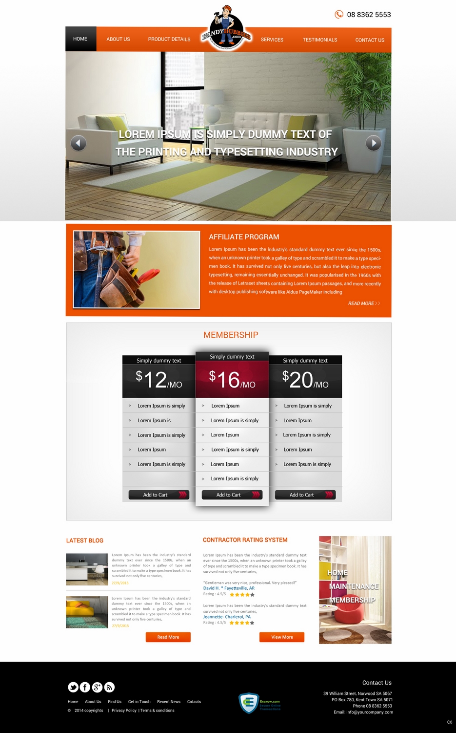 Web Design by pb for Sacramento Inspection LLC | Design #4918812