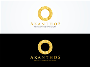 Akanthos, Reflections of beauty | Logo Design by Atvento Graphics