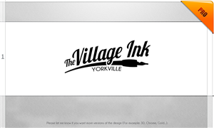 The Village Ink Yorkville | Logo Design by PinworksDesign