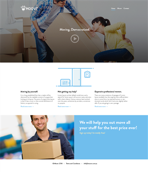 Landing Page Design by FreshCreations