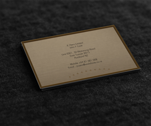 Business Card Design by JessicaLow for this project | Design: #4869259