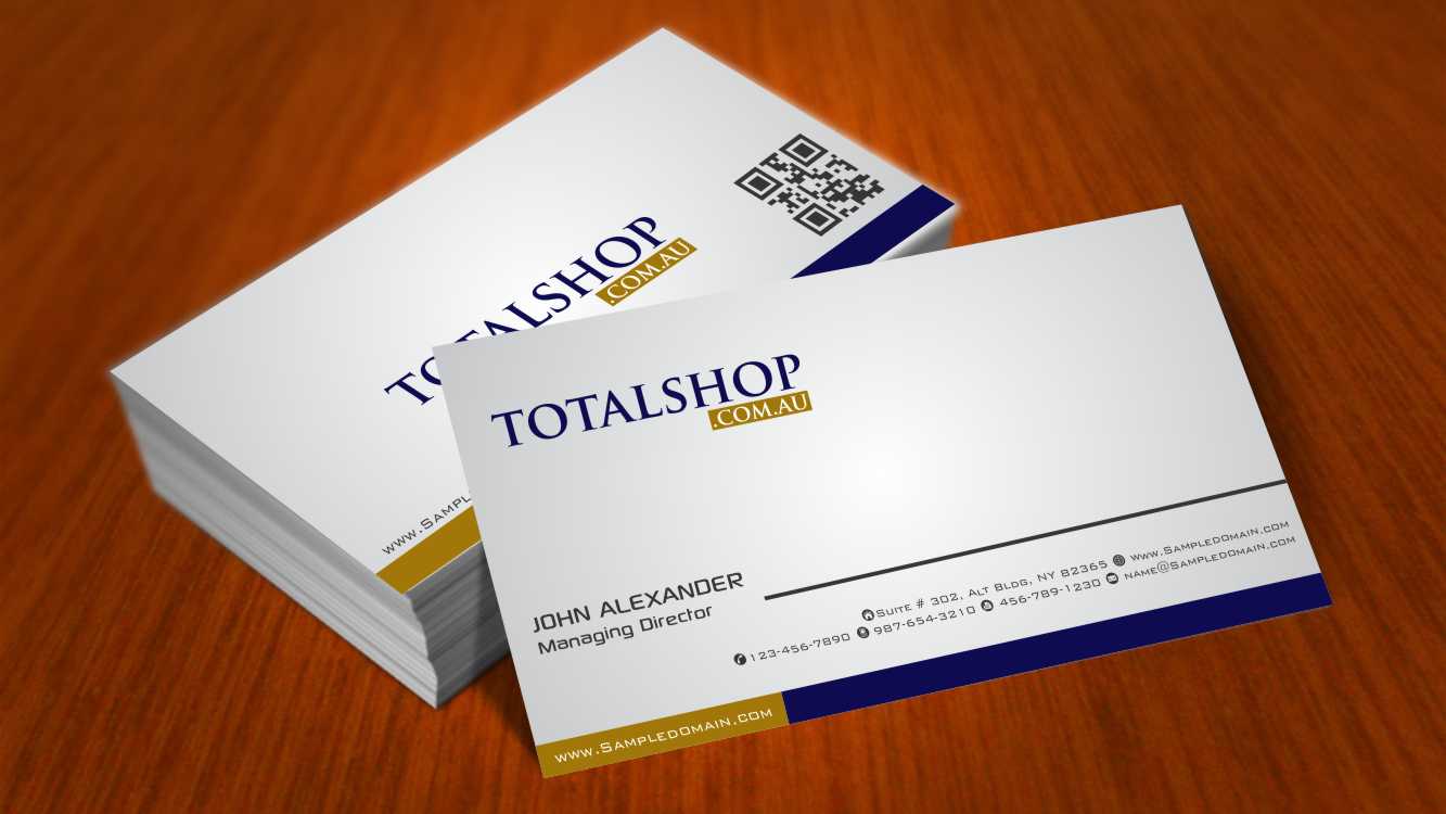 Visitenkarten-Design von AwsomeD für Totalshop.com.au | Design #4891221
