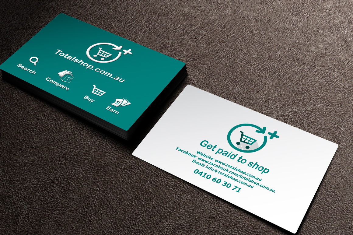 Business Card Design by Abel Kinyua for Totalshop.com.au | Design #5006579