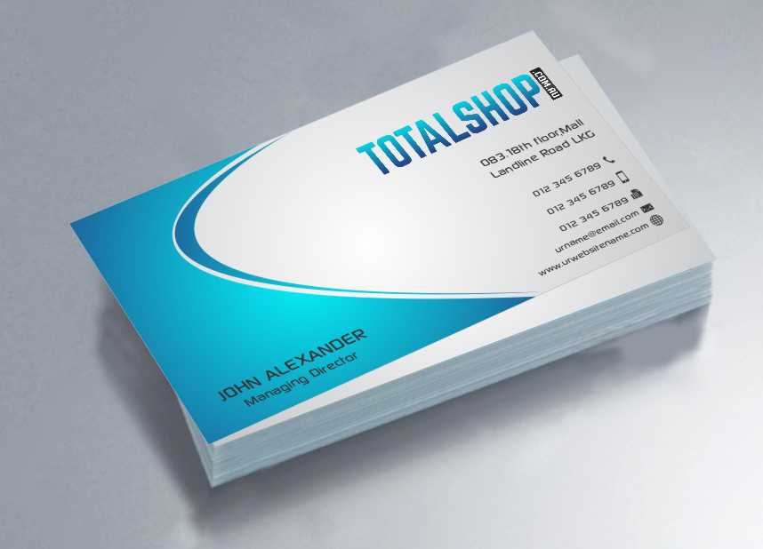 Business Card Design by szabist for Totalshop.com.au | Design #4891682