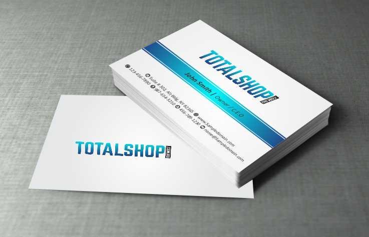 Business Card Design by szabist for Totalshop.com.au | Design #4891686