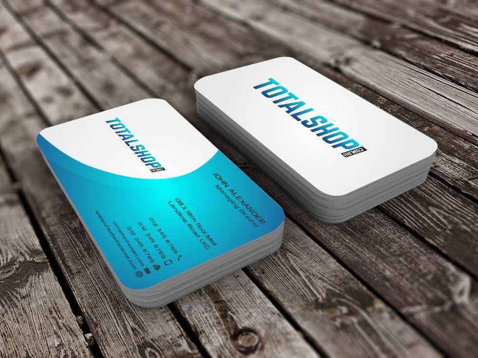 Business Card Design by szabist for Totalshop.com.au | Design #4891688