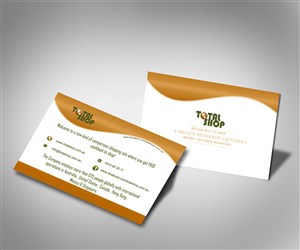 Design de Carte de Visite par jonesdaniel pour Totalshop.com.au | Design : #4916292