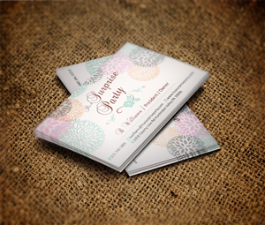 It's a Surprise Party Business Card Design | Business Card Design by MT