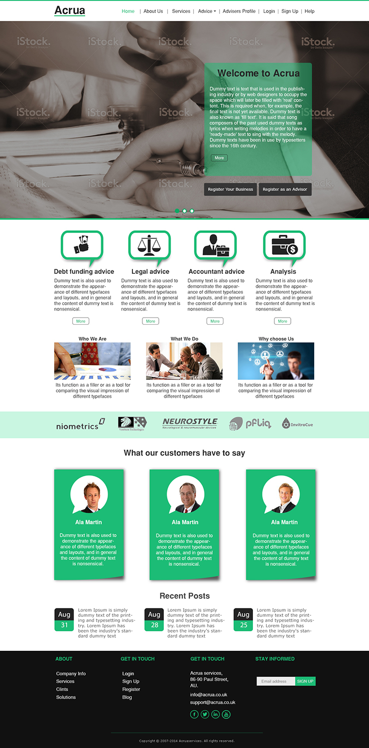 Web Design by Wings on web for this project | Design #4974765